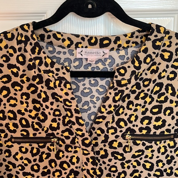 Nanette Lepore Leopard Blouse - Picture 4 of 7